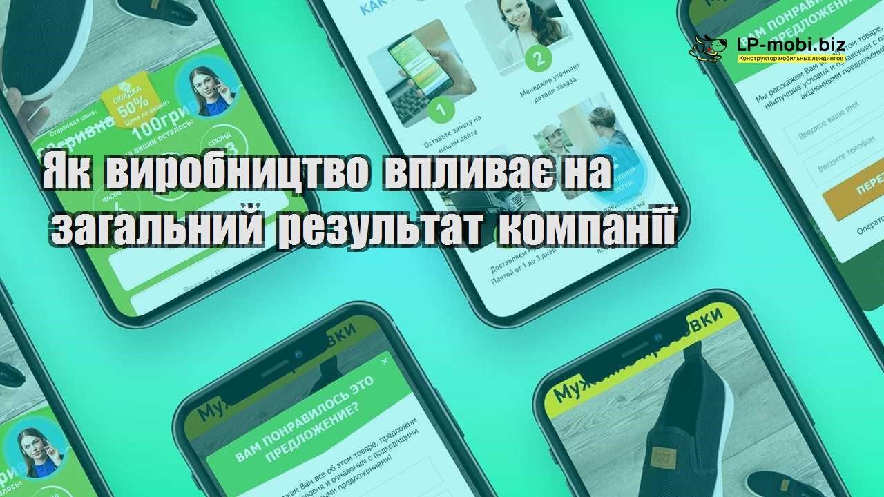 Як виробництво впливає на загальний результат компанії