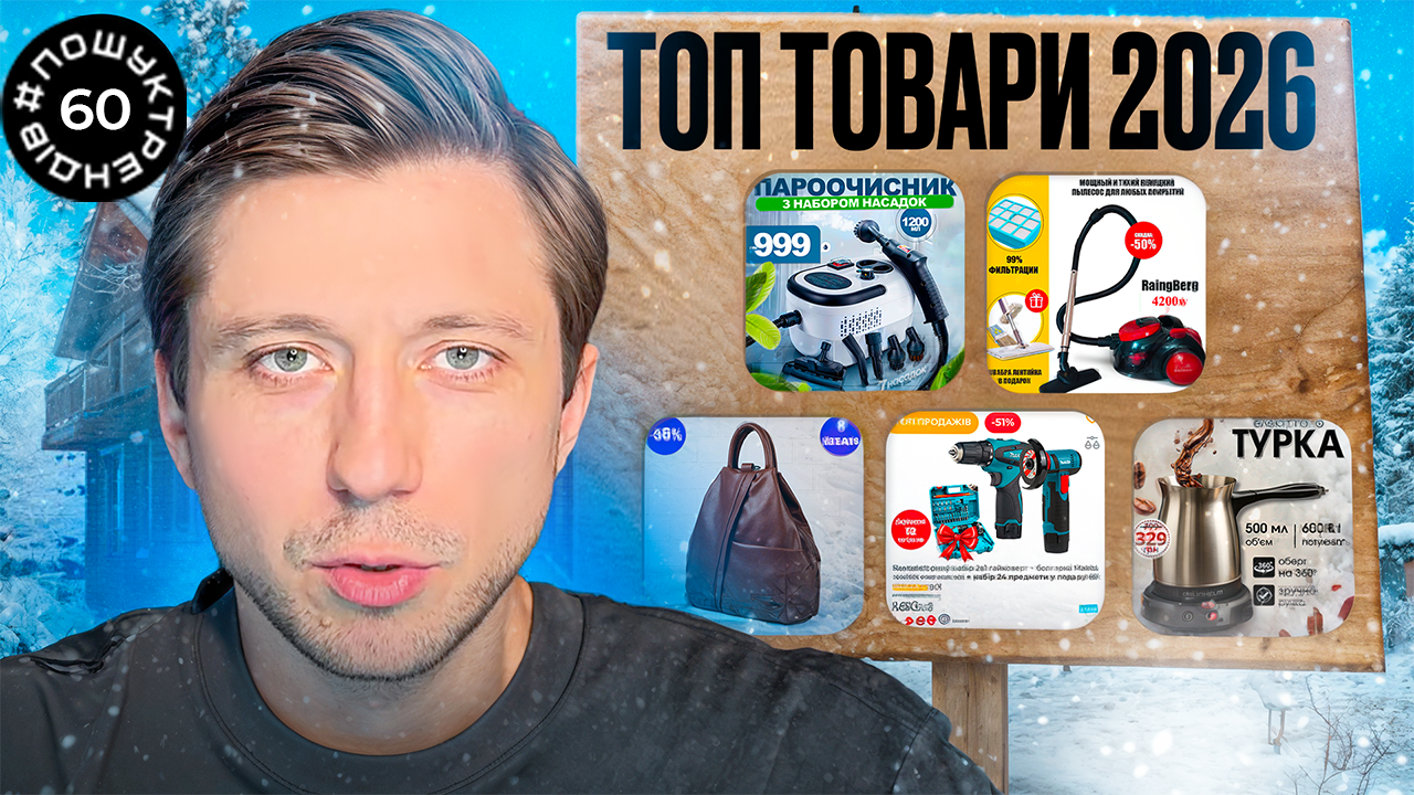 Топ товари 2026 | Ідеї для продажів та реклами