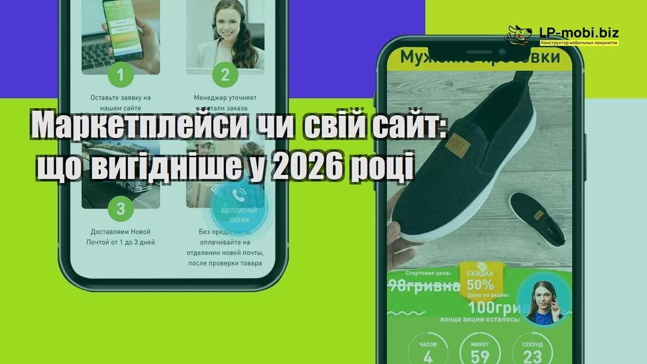 Маркетплейси чи свій сайт що вигідніше у 2026 році