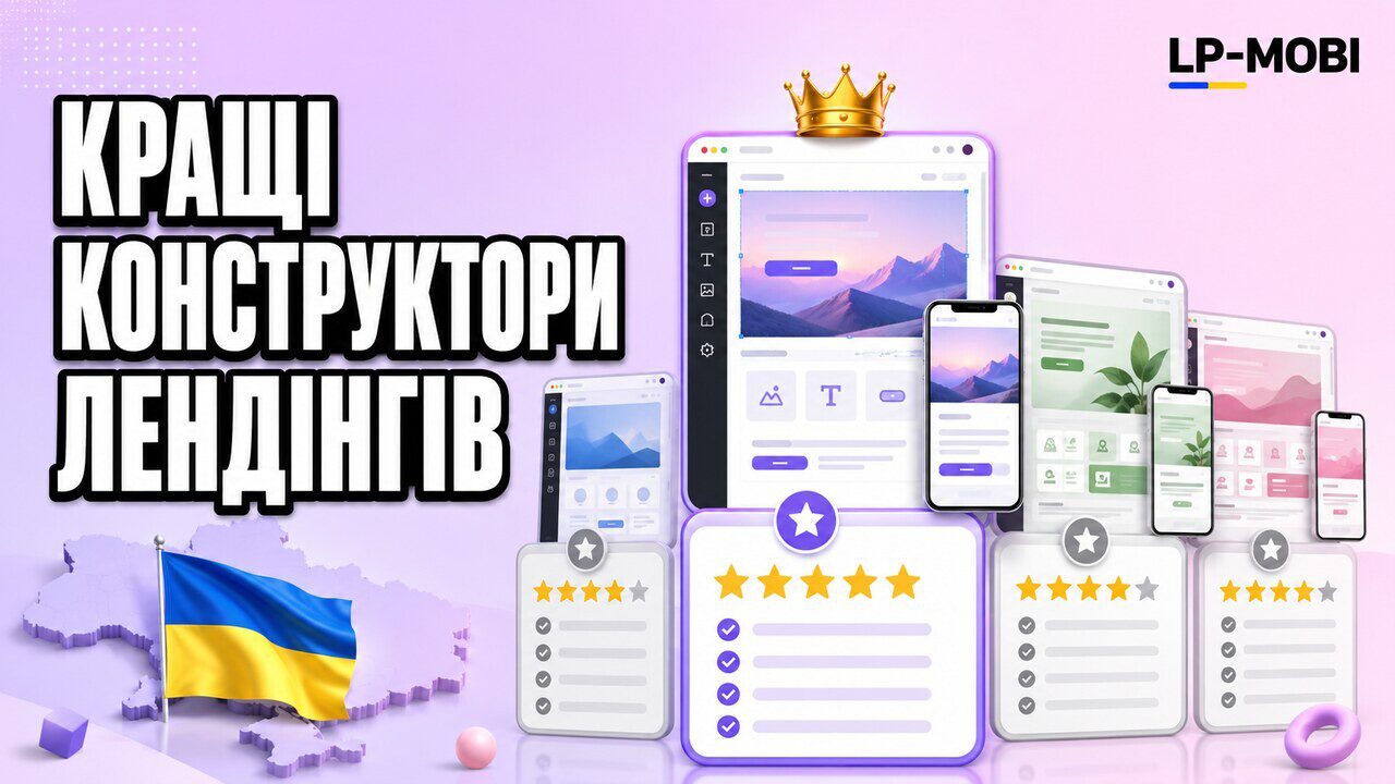 Кращі конструктори лендінгів для України