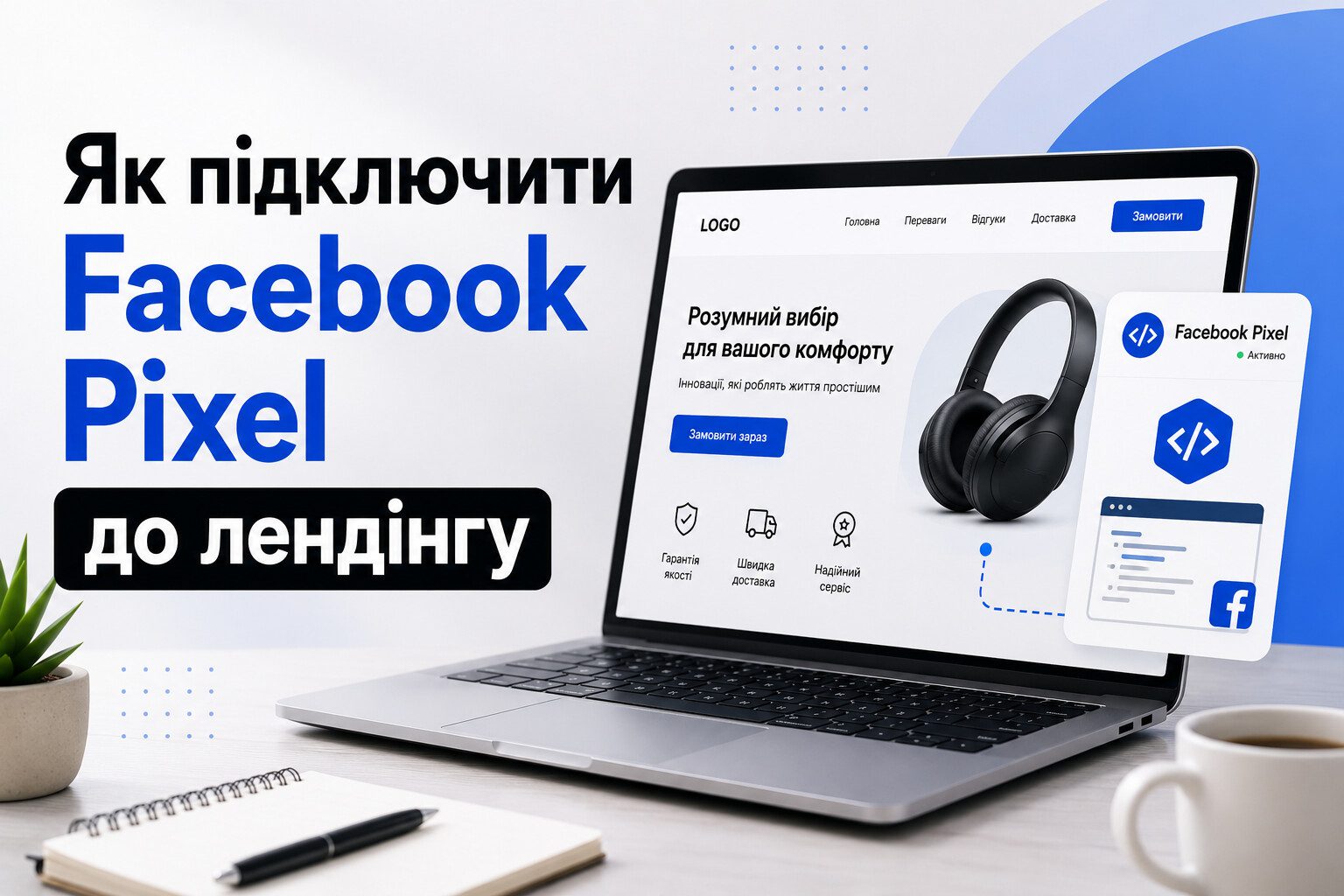 Як підключити Facebook Pixel до лендінгу
