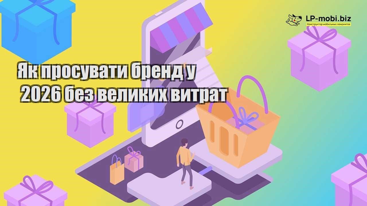 Як просувати бренд у 2026 без великих витрат